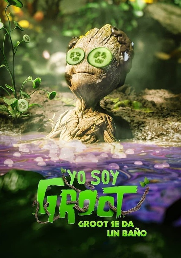 Groot se da un baño