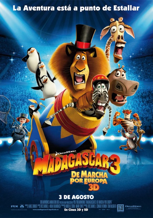 Madagascar 3: Los fugitivos